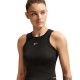 Nike One Fitted Canotta Palestra Nero Donna