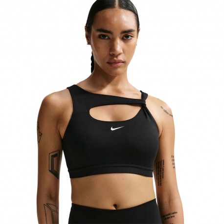 Nike One Reggiseno Sportivo Nero Donna