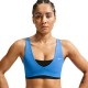 Nike Pro Sculpt Reggiseno Sportivo Nero Azzurro Donna