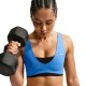 Nike Pro Sculpt Reggiseno Sportivo Nero Azzurro Donna
