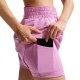 Nike One Shorts Sportivi 2 In 1 Rosa Donna