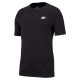 Nike Sportswear Club Maglietta Palestra Logo Piccolo Nero Uomo