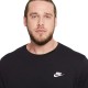 Nike Sportswear Club Maglietta Palestra Logo Piccolo Nero Uomo