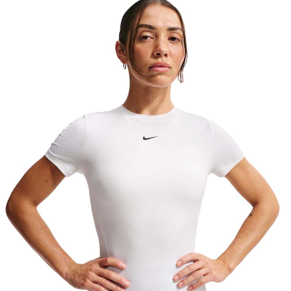 Nike One Fitted Maglietta Palestra Bianco Donna