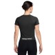 Nike Pro Seamless Maglietta Palestra Nero Donna