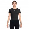 Nike Pro Seamless Maglietta Palestra Nero Donna
