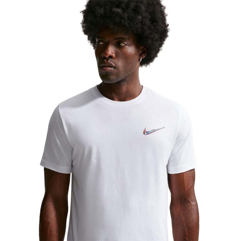 Nike Nike Maglietta Palestra Thermal Bianco Uomo