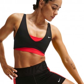 Nike Pro Sculpt Reggiseno Sportivo Nero Rosso Donna
