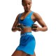 Nike Pro Shorts Sportivi 2In1 Azzurro Donna