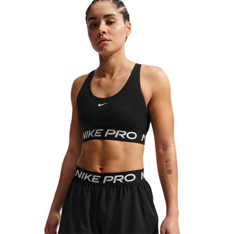 Nike Pro Shorts Sportivi 2In1 Nero Donna