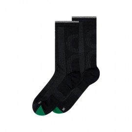 On Calze Running Elite High Nero