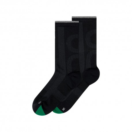 On Calze Running Elite High Nero