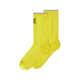 On Calze Running Elite High Giallo Lime