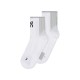 On Calze Running Performance Mid Bianco