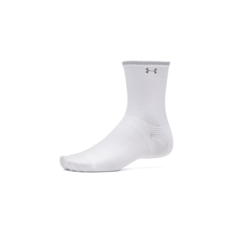 Under Armour Calze Running Velociti Lite Crew 1Pk Bianco