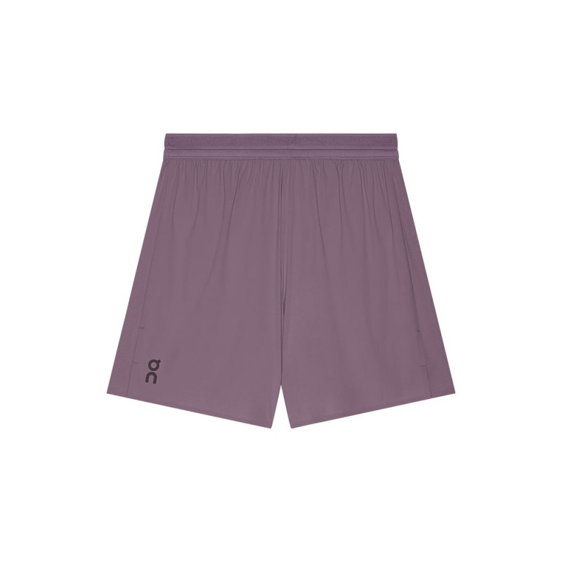 On Pantaloncini Running 7" Performance Dewberry Uomo