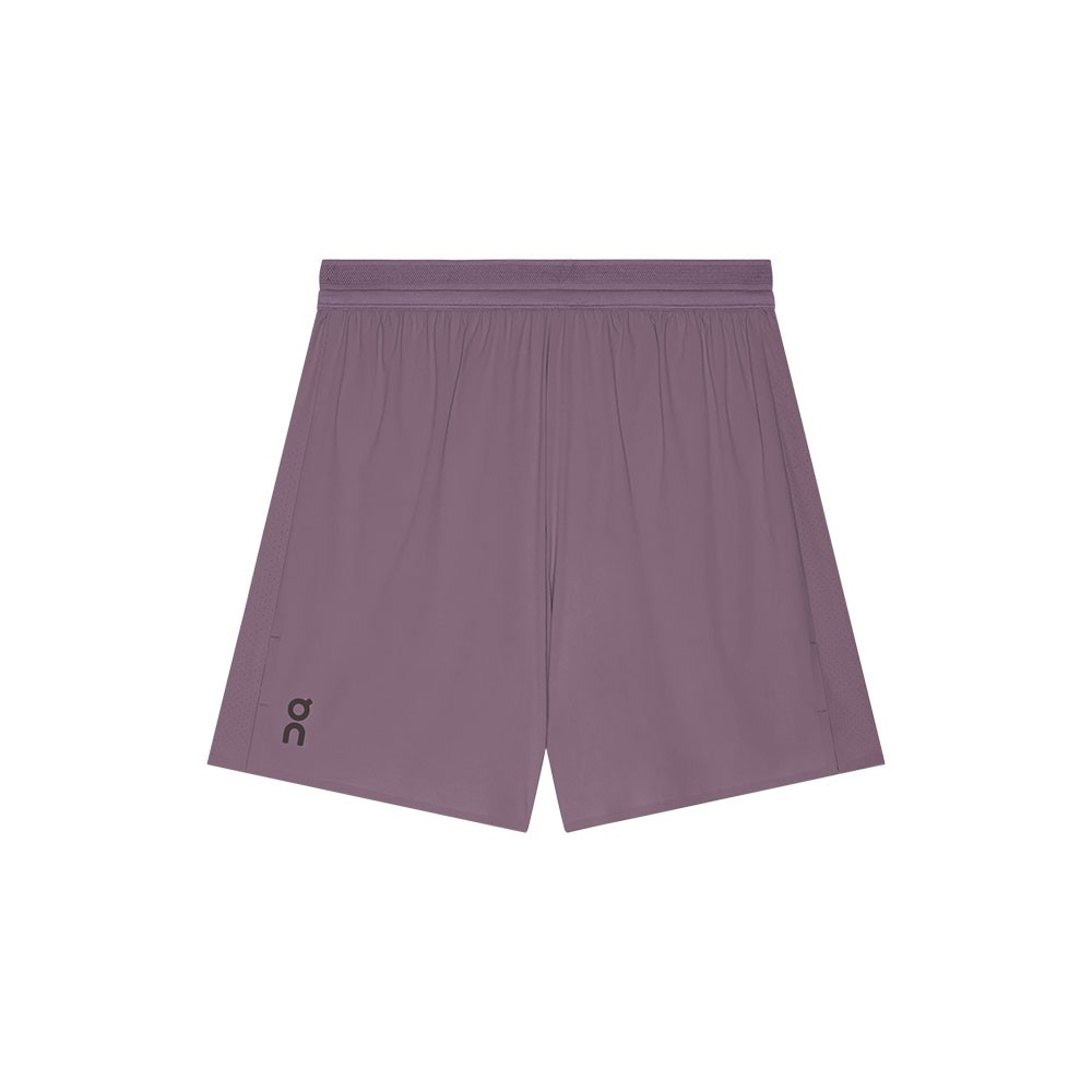 On Pantaloncini Running 7" Performance Dewberry Uomo