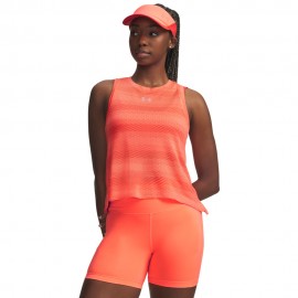 Under Armour Canotta Running Velociti Electric Tangerine Reflection Donna