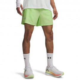Under Armour Pantaloncini Running Launch 5" Lumos Lime Reflective Uomo