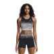 On Reggiseno Sportivo Zero Crop Bianco Nero Donna