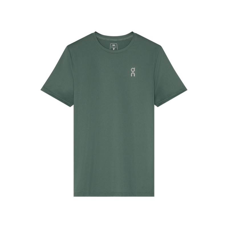 On T-Shirt Running Core-T Olive Uomo