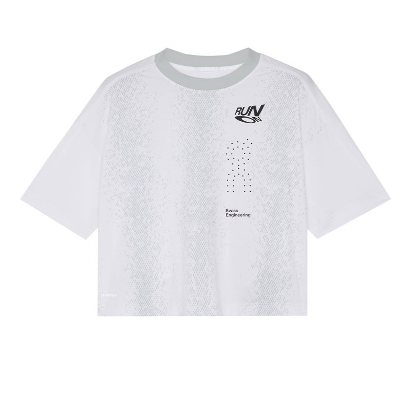 On T-Shirt Running Performance Volt-T Bianco Donna