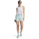 Under Armour Pantaloncini Running Velociti Pro 4" 2In1 Refresh Mint Reflective Donna