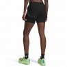 Under Armour Pantaloncini Running Velociti Pro 4" 2In1 Ultimate Nero Reflective Donna
