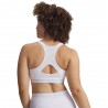Under Armour Reggiseno Sportivo Heatgear High Compression Bianco Halo Gray Donna