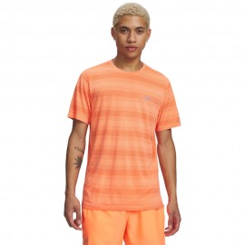 Under Armour T-Shirt Running Velociti Electric Tangerine Reflection Uomo