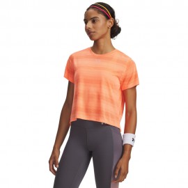 Under Armour T-Shirt Running Velociti Electric Tangerine Reflection Donna