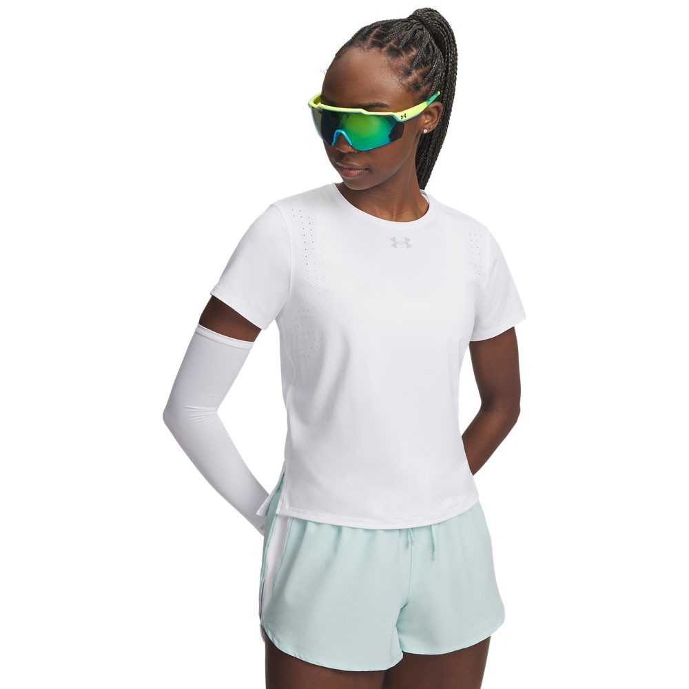 Under Armour T-Shirt Running Velociti Pro Bianco Reflective Donna