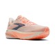 Brooks Ghost 18 Bianco Cyber Peach - Scarpe Running Donna