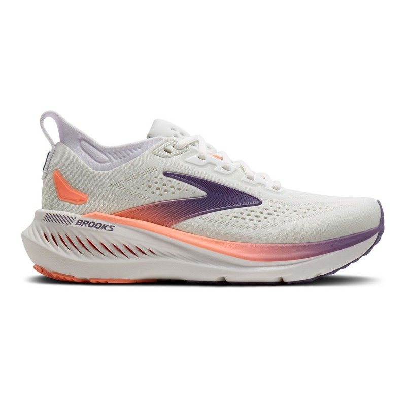 Brooks Glycerin GTS 23 Bianco Mulled Grape - Scarpe Running Donna