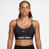 Nike Pro Seamless Reggiseno Sportivo Nero Donna