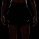 Nike Pantaloncini Running Tempo Swoosh Nero Bianco Donna