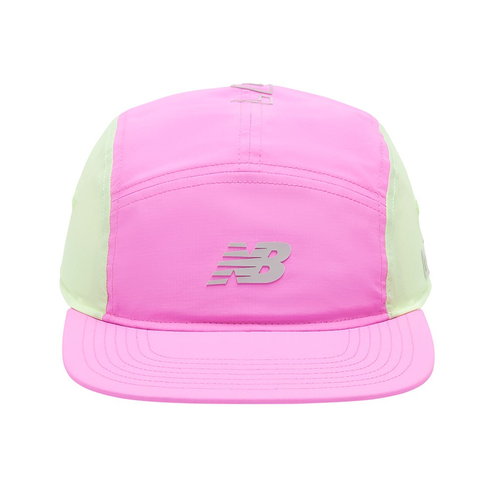 New Balance Cappellino Running 5 Panel London Edition Rosa Heat
