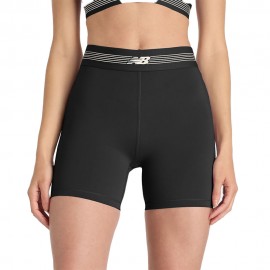 New Balance Pantaloncini Running Ac Fitted 5 Nero Donna