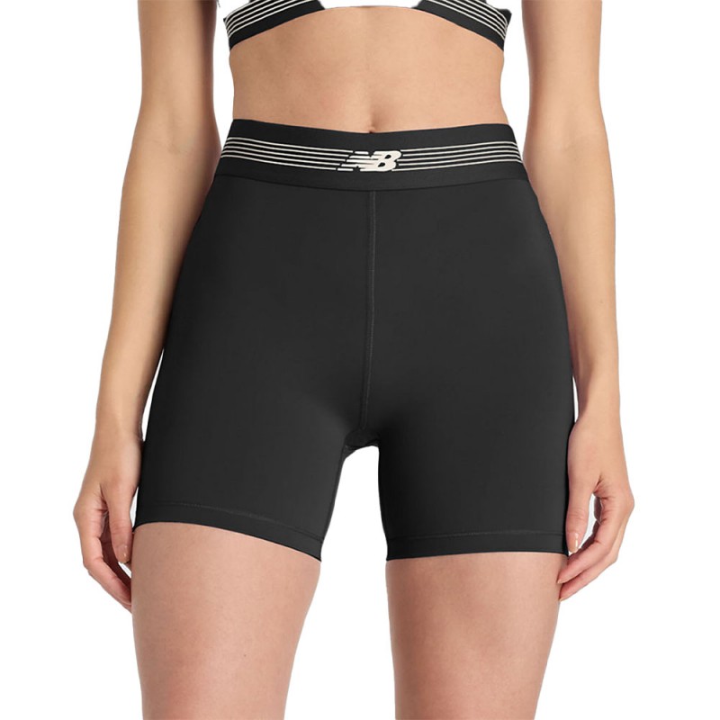 New Balance Pantaloncini Running Ac Fitted 5 Nero Donna