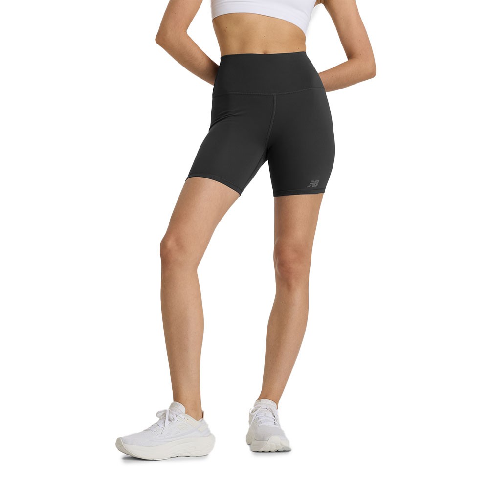 New Balance Pantaloncini Running 6 Nero Donna