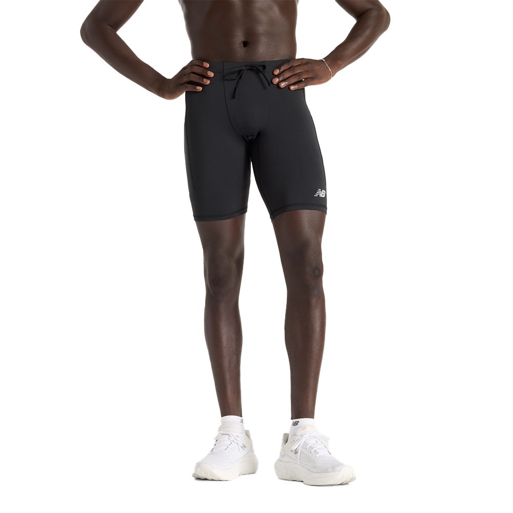 New Balance Pantaloncini Running Rc Pocket Half Tight 9 Nero Uomo