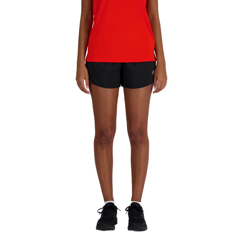 New Balance Pantaloncini Running Sport Essentials 3 Nero Donna
