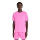 New Balance T-Shirt Running Athlerics Rosa Heat Heather Uomo