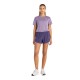 New Balance T-Shirt Running Athletics Candied Violet Heather Donna