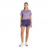 New Balance T-Shirt Running Athletics Candied Violet Heather Donna