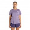 New Balance T-Shirt Running Athletics Candied Violet Heather Donna