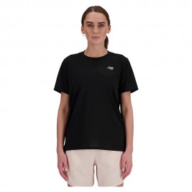 New Balance T-Shirt Running Run Essential Nero Donna