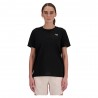 New Balance T-Shirt Running Run Essential Nero Donna