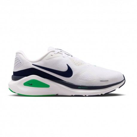 Nike Structure 26 Bianco Blu Verde - Scarpe Running Uomo