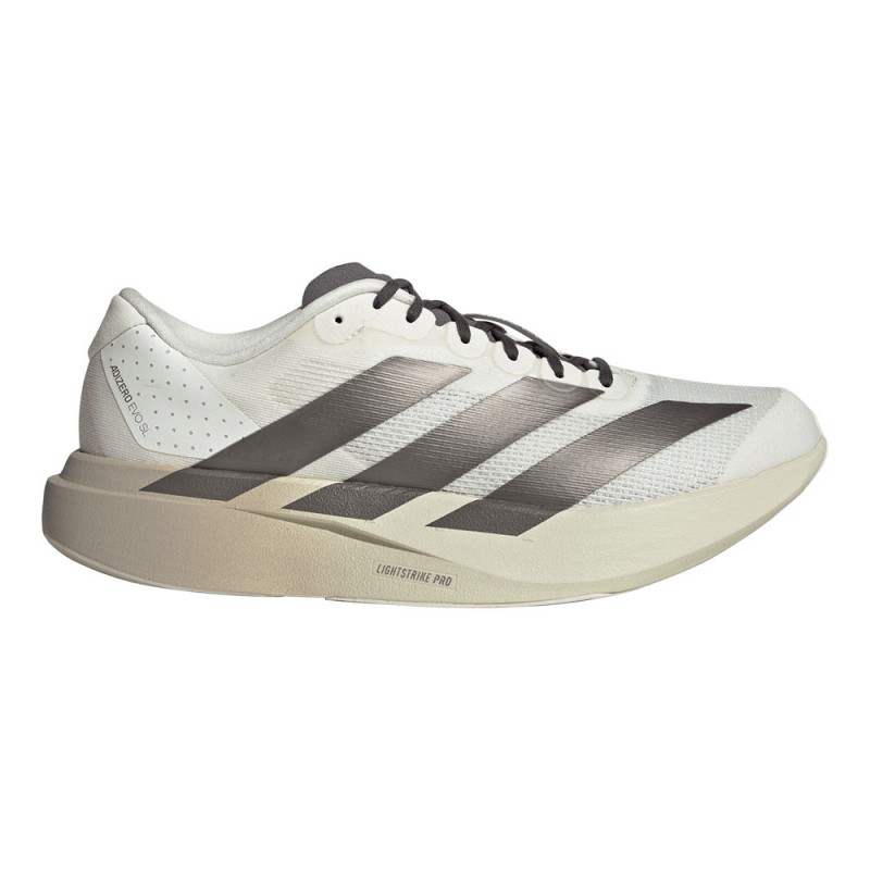 Adidas Adizero Evo Sl Bianco Aucome Msilve - Scarpe Running Uomo